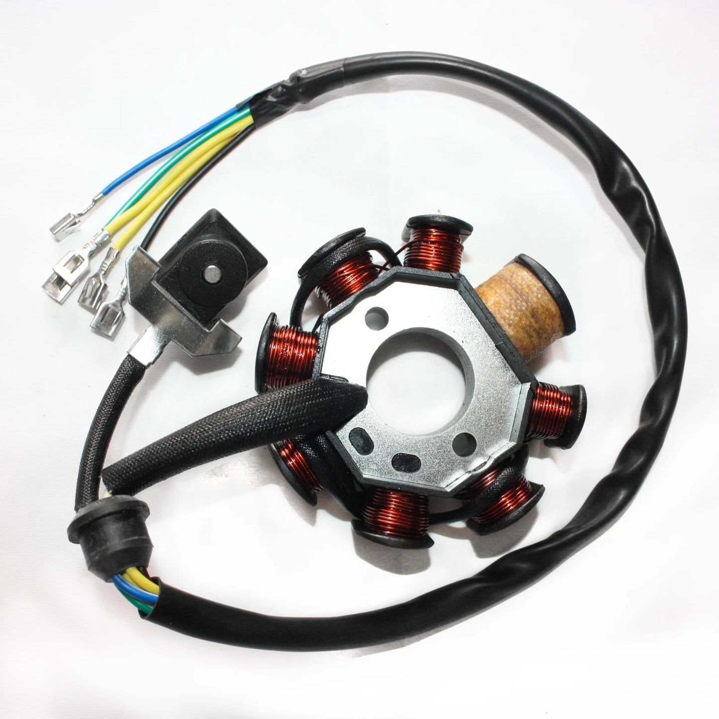 8 Poles Magneto Flywheel Stator for 150cc 200cc 250cc PIT Quad Dirt Bike ATV