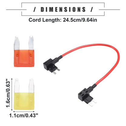 TIPM Bypass Cable Fuse Holder Fuse Adapter for Dodge Durango Black 1 Set