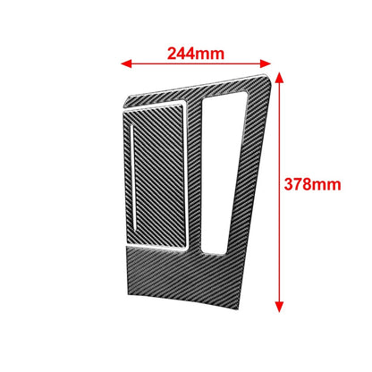 RHD Carbon Fiber Center Console Trim for Audi A6 A7 (2019-2024)