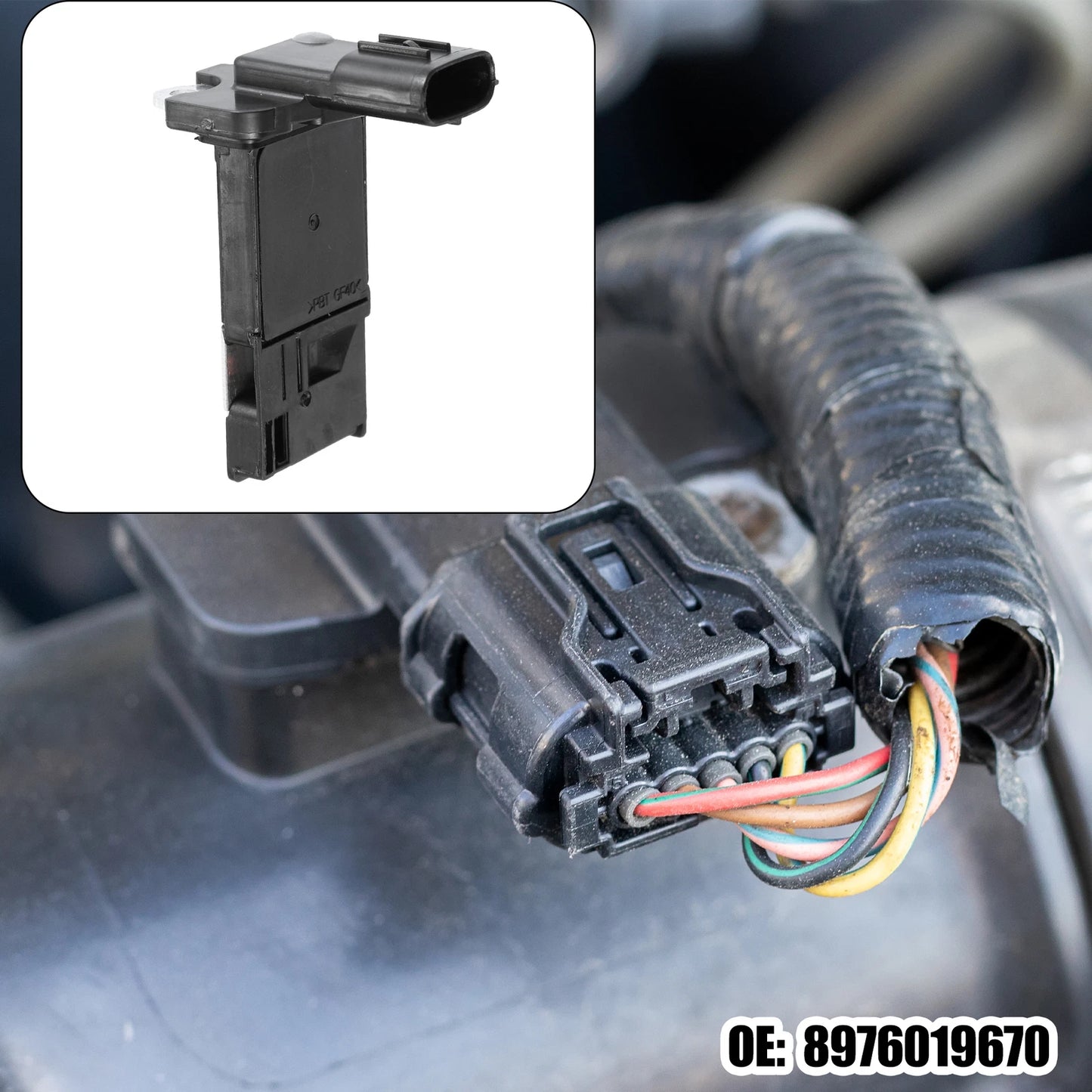 MAF Mass Air Flow Meter Sensor for Isuzu D-Max 2.5 DiTD 4x4 (2002-2012)