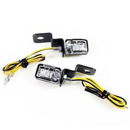 Indicator Lights Bracket 2 x Black Fitting