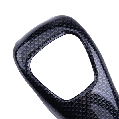 Carbon Fiber Black Gear Lever Shift Knob Cover for Jeep Renegade (15-20)