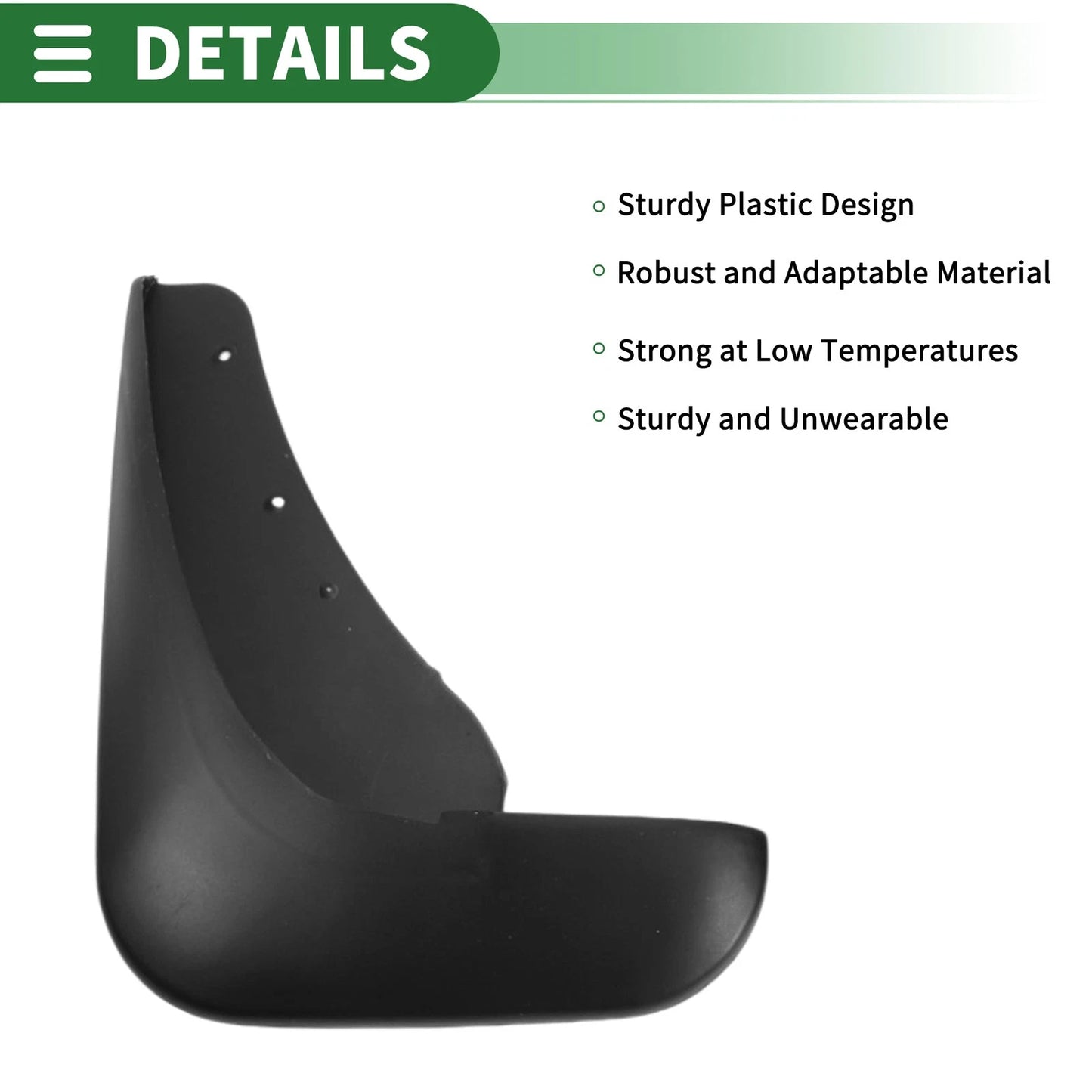 Mud Flaps Splash Guards for Ford Focus Hatchback (2009-2011)