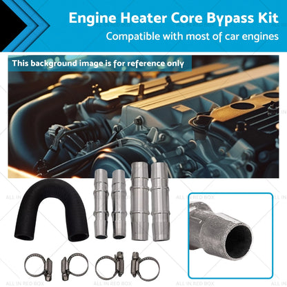 5/8in 3/4in Engine Heater Core Bypass Hose Fitting Aluminum for Most Cars