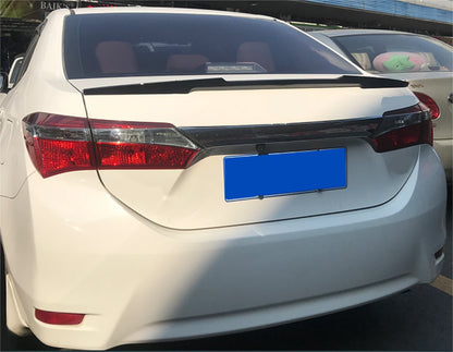 M4 Style Spoiler Wing for 2014-2018 Toyota Corolla Glossy Black Sedan