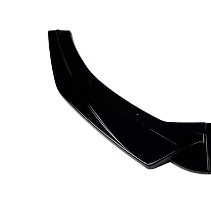 Gloss Black Front Bumper Spoiler Lip for Audi A3 8V (2013-2016)