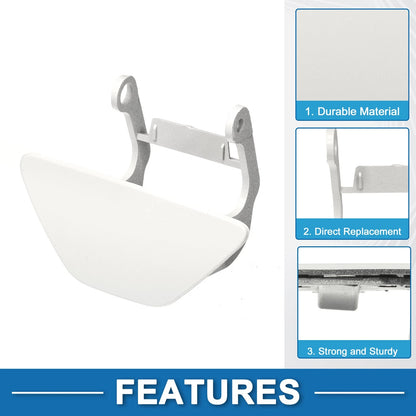 Front Right Washer Nozzle Cover for BMW 528i 2014-2016 (2 x White Caps)