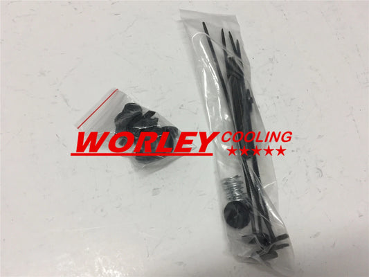 12" Electric Thermo Curved Blade Fan & Mounting Kit for QLD