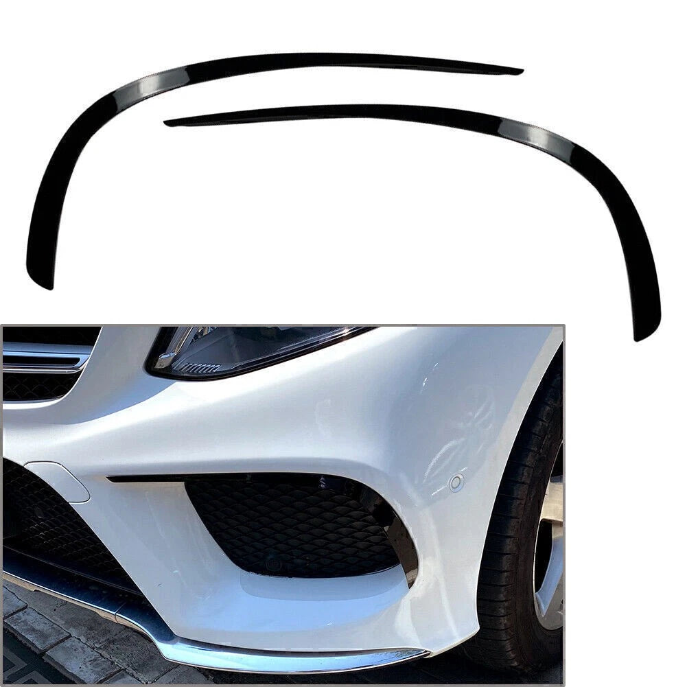 Bumper Side Vent Splitter Fog Lamp Trim for 2015-2018 Benz GLE-Class W166 C292