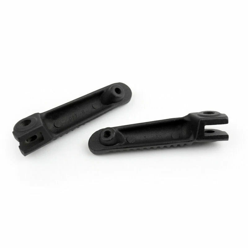 Black Aluminum Front Footrests for Yamaha R1 R6 R6S (1999-2012)