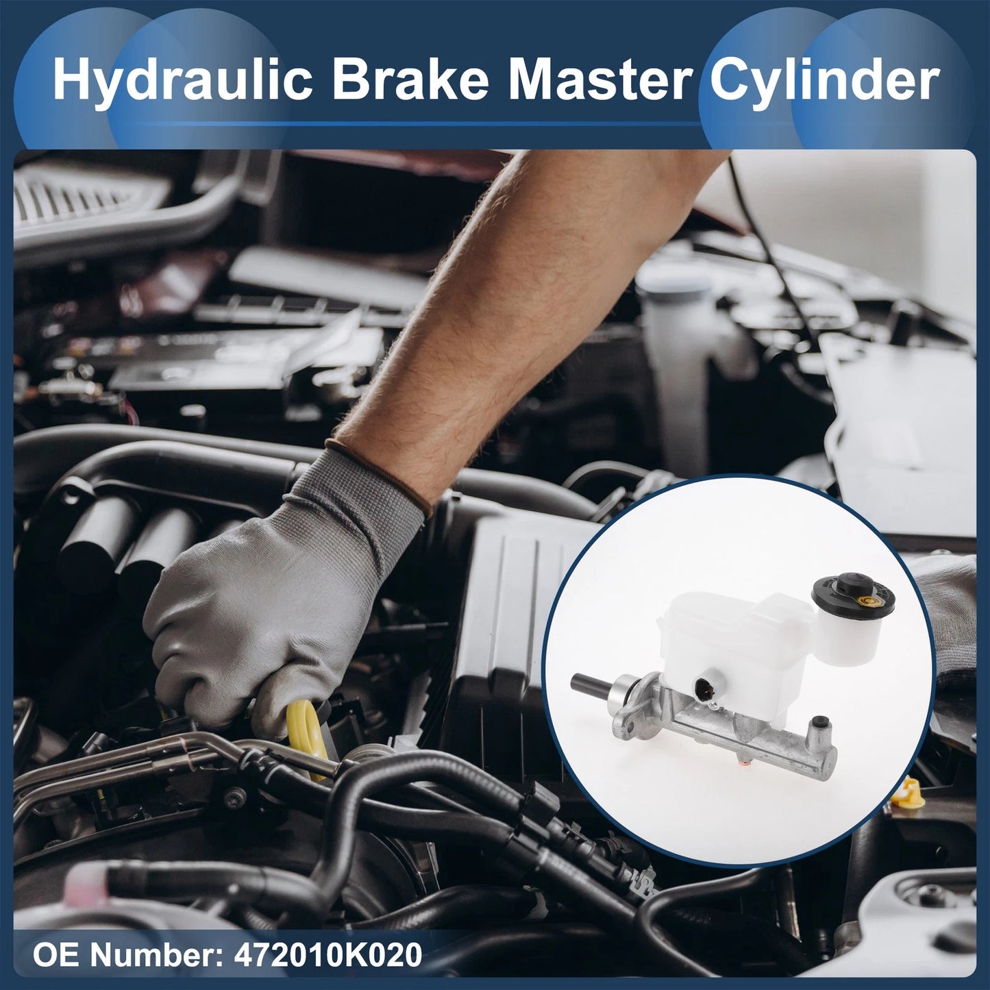 Brake Master Cylinder with Reservoir for Toyota Hilux (2005–2015)