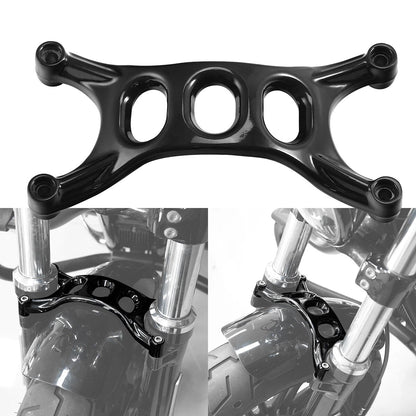 Front Fender Brace Forks for Harley Forty Eight XL1200X (2016-2022) Black
