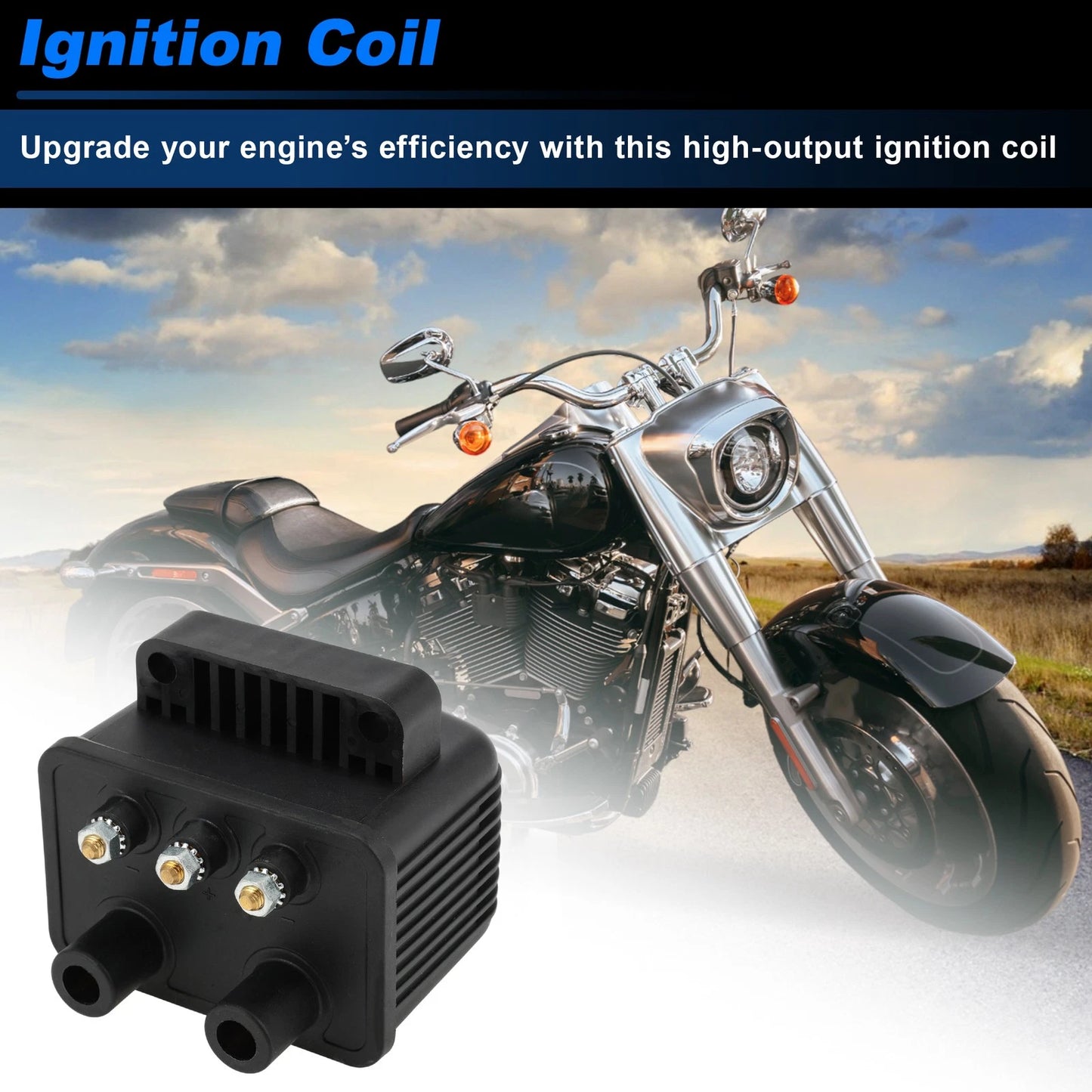 Ignition Coil for Harley 883 1200 Dyna Electra Glide