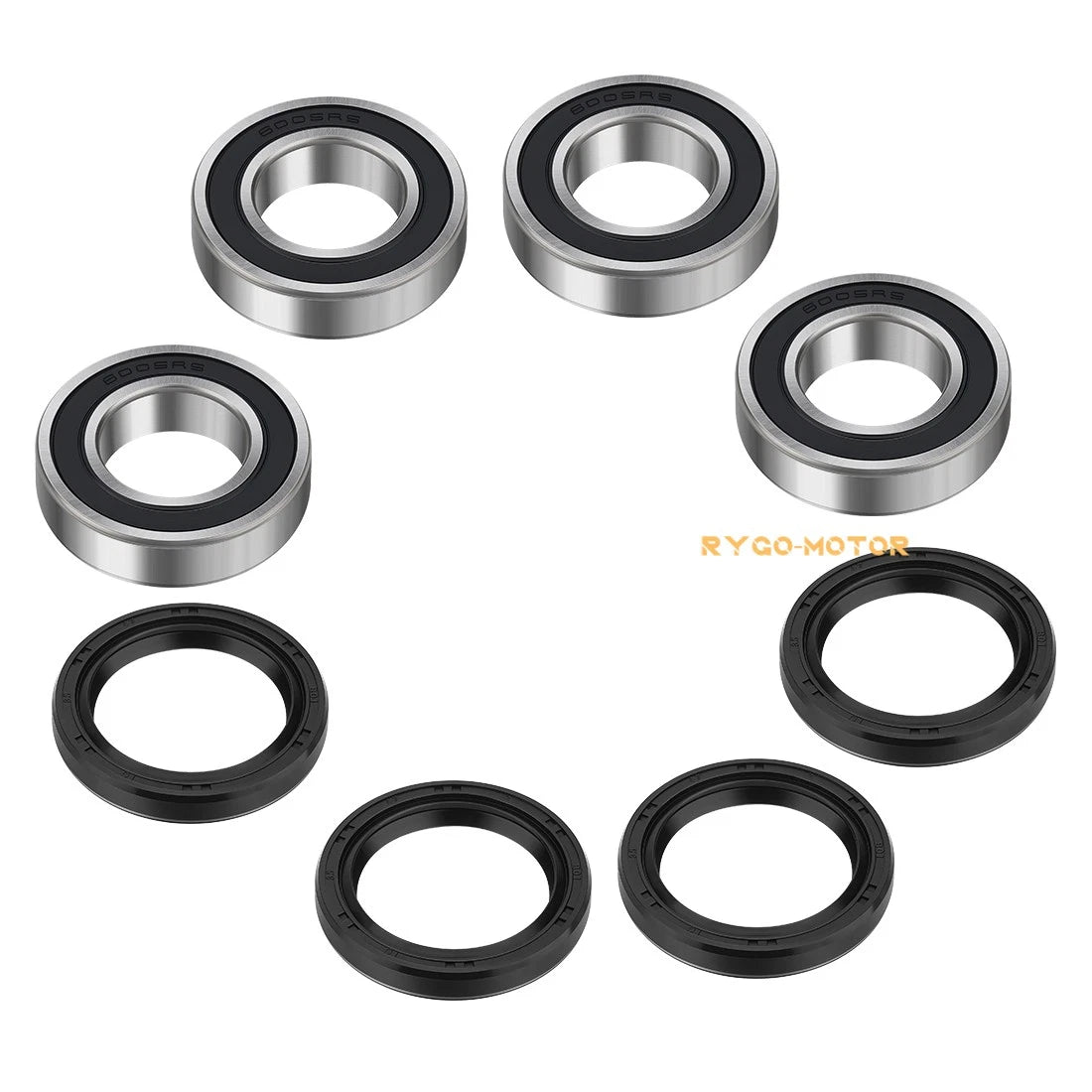 2 x Front Wheel Bearings Seals for Kawasaki Mule