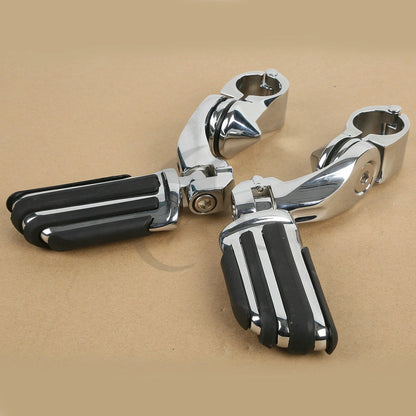 1 1/4" Adjustable Short Angle Highway Footpeg Mount for Harley