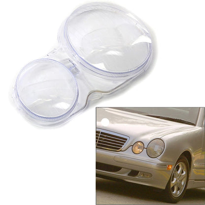 Clear Headlight Lens Cover for Mercedes Benz E-Class W210 (2000-2003)