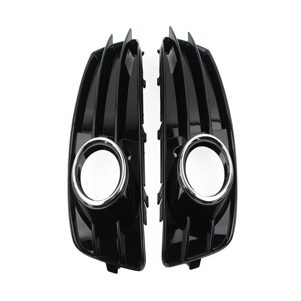 Front Bumper Fog Light Grille Covers for Audi A3 2009-2012 (2009-2012)