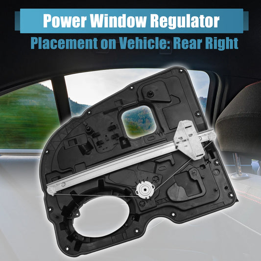 1x Rear Right Power Window Regulator for Dodge Ram 1500 Laramie SL