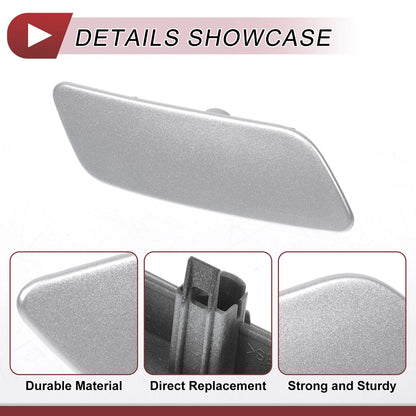 Front Right Washer Nozzle Cover for Lexus GS200t (2016-2019) - Silver Tone