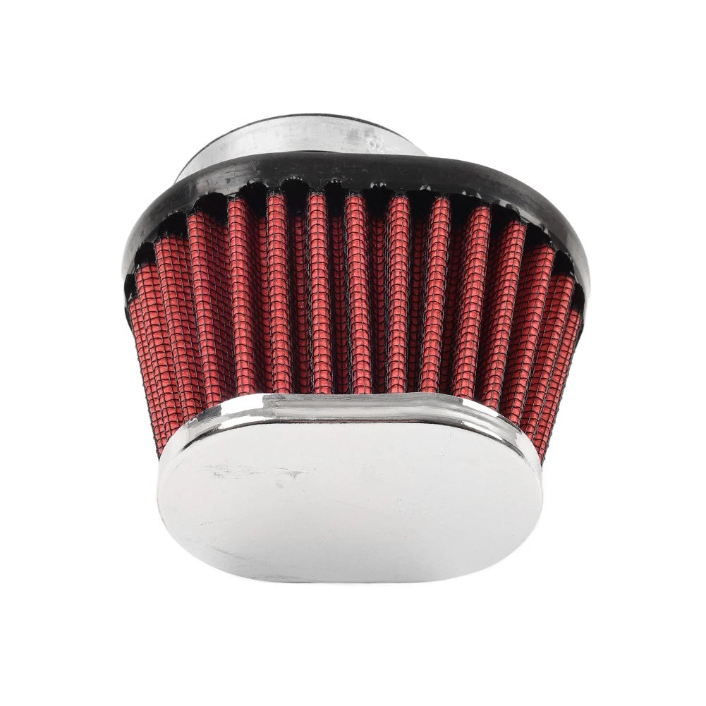 55MM Motorcycle Oval Air Intake Filter Cleaner for Make & Model