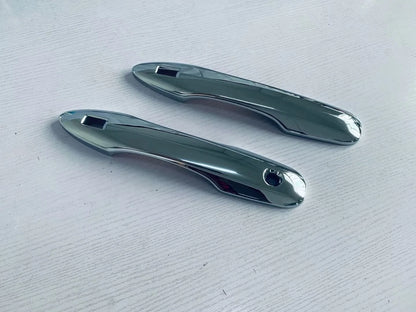 ABS Chrome Front Door Handle Lid Cover Trim for 2023-2024 Toyota Prius 2 x