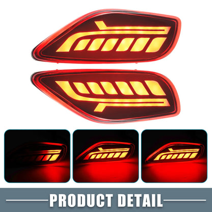 Rear Bumper Reflector LED Brake Turn Signal Tail Lights for Kia Seltos (2019-)