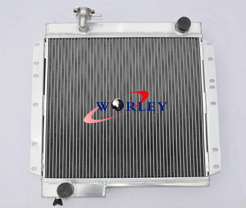 62mm Aluminum Radiator & Fan for Toyota Land Cruiser BJ40 BJ42 HJ45