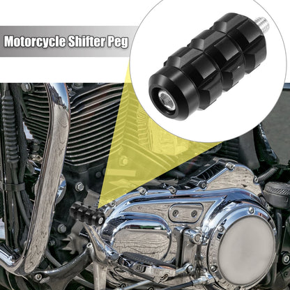 Shifter Peg with Raised Knob for Harley-Davidson Black