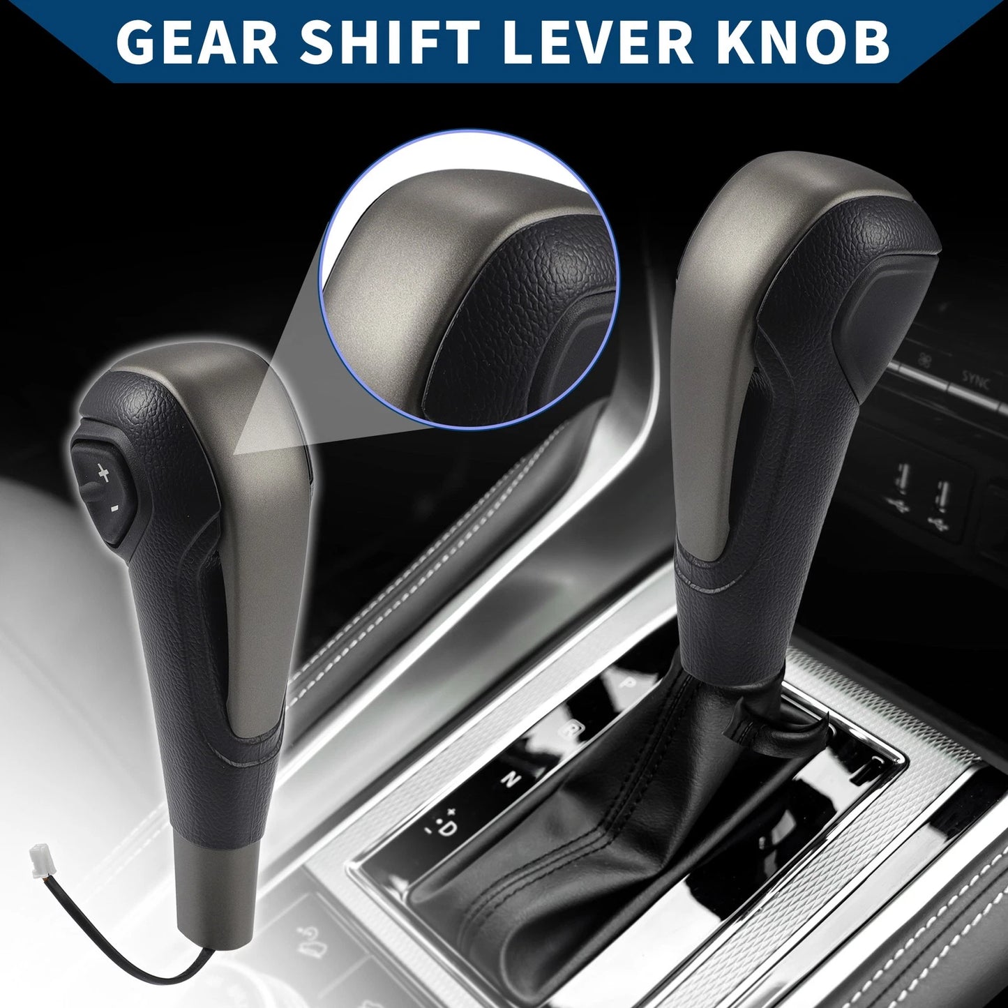 Gear Shift Knob for Chevrolet Aveo Black