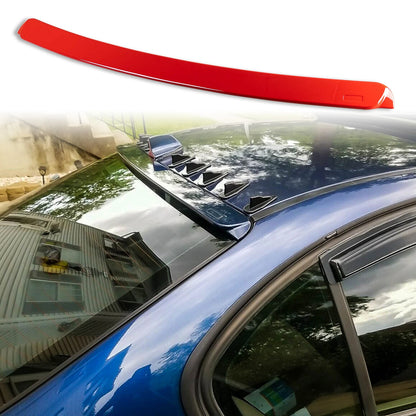 314 Bright Red Roof Spoiler for BMW E46 Sedan (2000-2006)