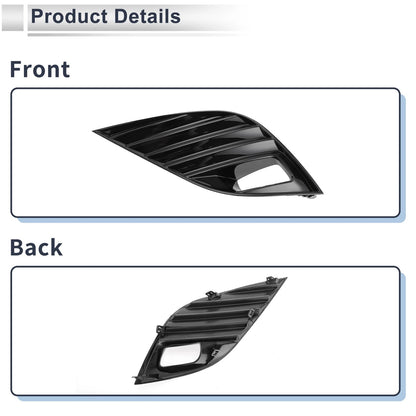 1 Pc Front Left Fog Light Grill for Toyota Camry SE/XSE (2018-2020)