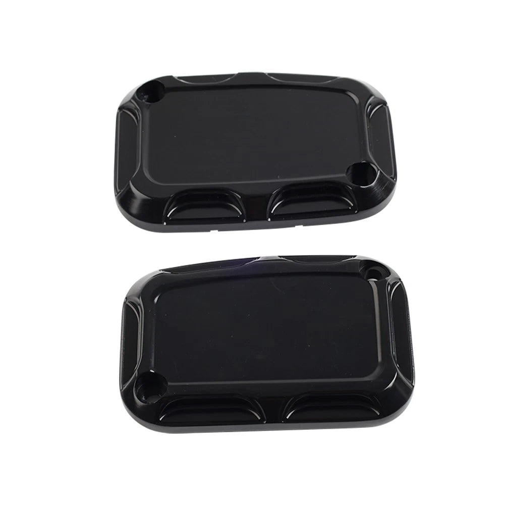 2 x Front Brake Master Cylinder Covers for Harley Street Glide, Road King, V-Rod