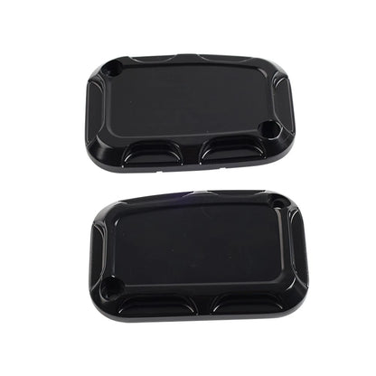 2 x Front Brake Master Cylinder Covers for Harley Street Glide, Road King, V-Rod