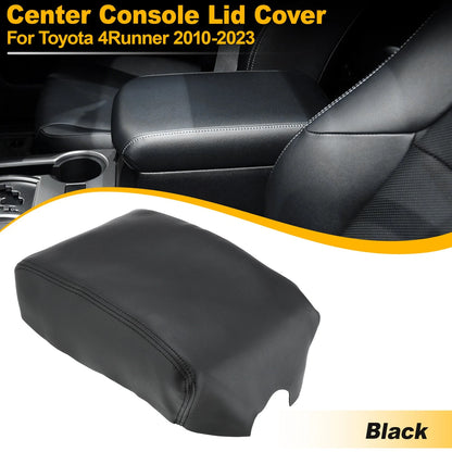 Center Console Lid / Armrest Leather Cover / Toyota 4Runner (2010–2023)