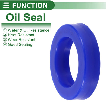 Oil Seal 45x70x16mm 5 Pcs Seal Ring Rotary Shaft Seal TPU Blue