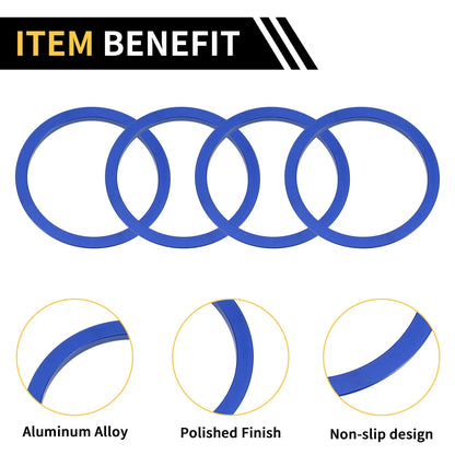 AC Vent Dashboard Decoration Rings Blue for Toyota Tacoma (2016-2023)