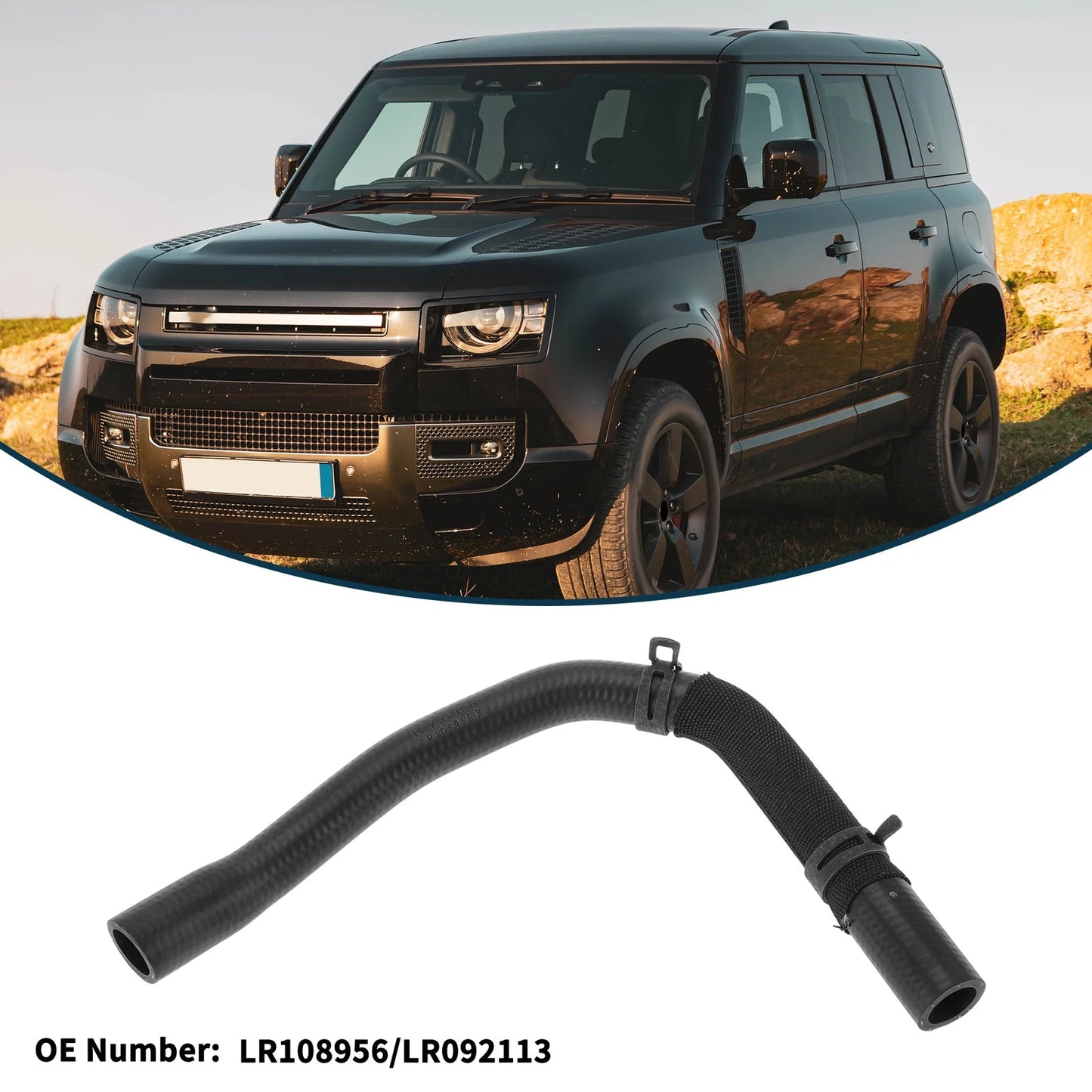 Radiator Hose No.LR108956 for Land Rover Defender 110 (2020-2023)