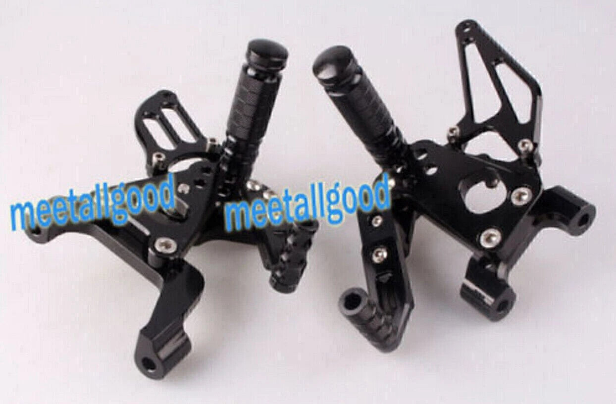 CNC Adjustable Rearsets Foot Pegs for DUCATI 1199 (2012-2014) Black