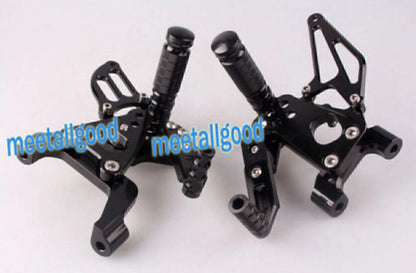 CNC Adjustable Rearsets Foot Pegs for DUCATI 1199 (2012-2014) Black