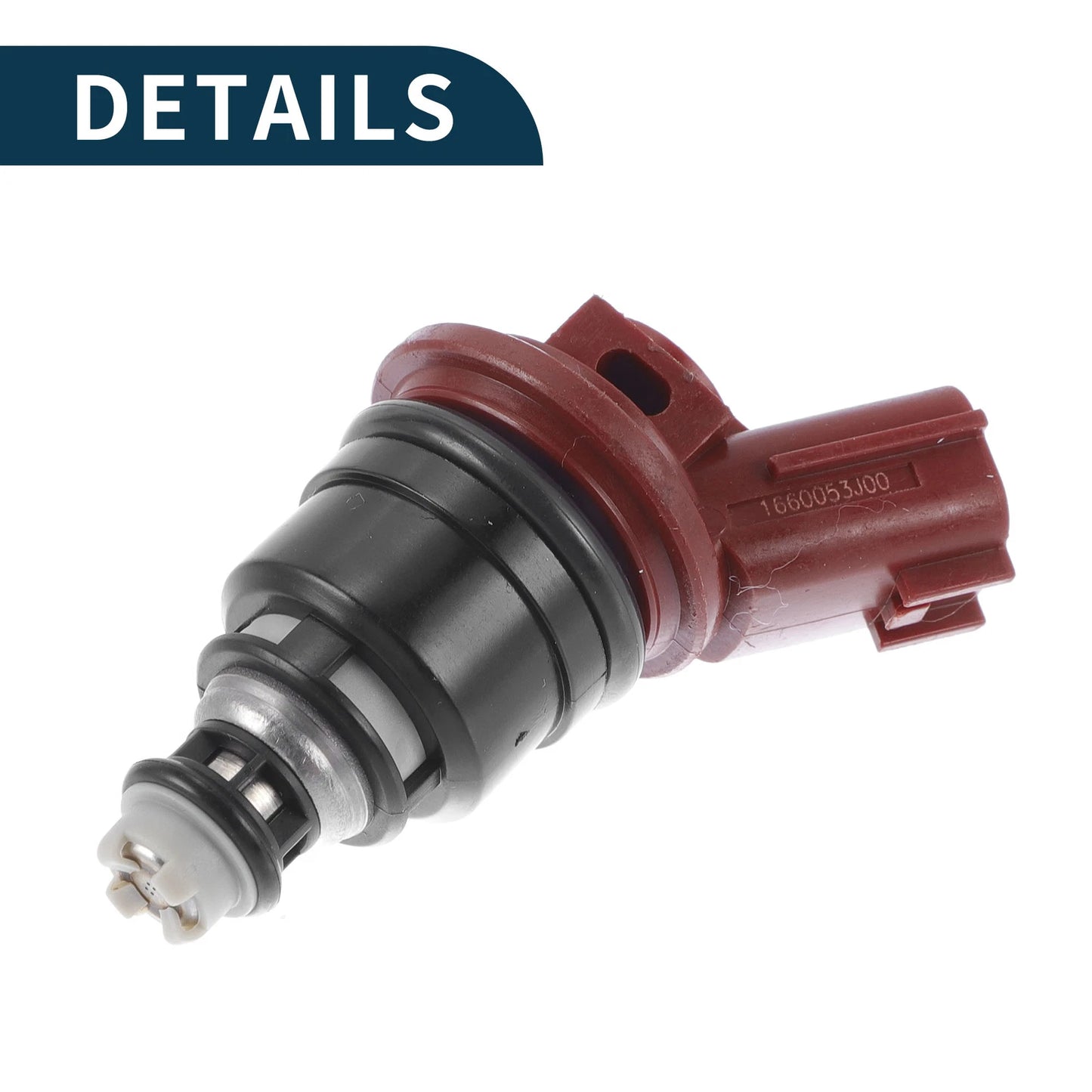 Fuel Injector for Nissan Sentra SE-R 2.0 (1991-1994) 1 Pc Black Red