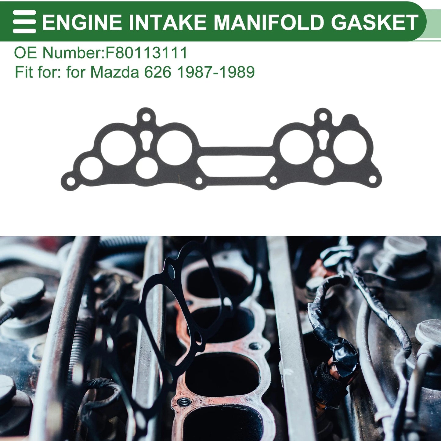 Intake Manifold Gasket for Mazda 626 (1987-1989)