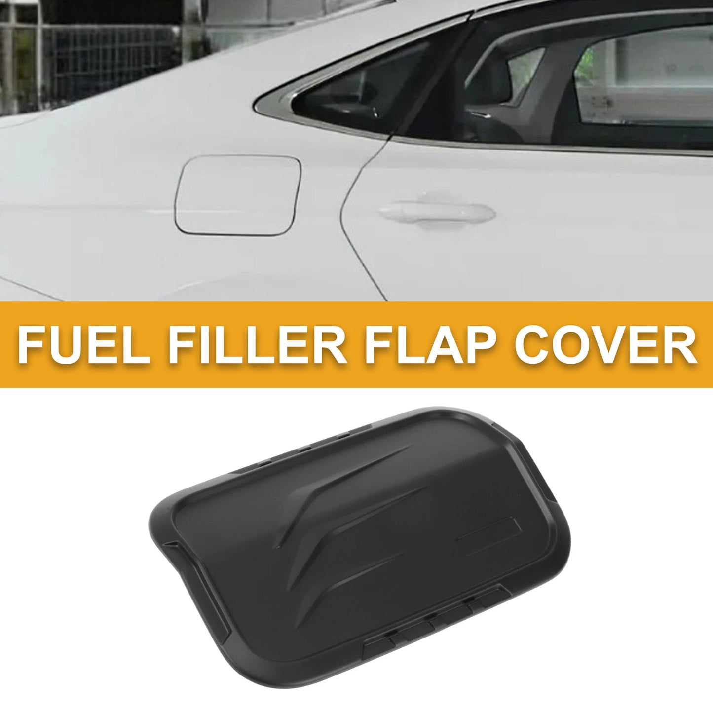 Fuel Tank Door Cap for Toyota Prado (2024-2025) Matte Black Cover