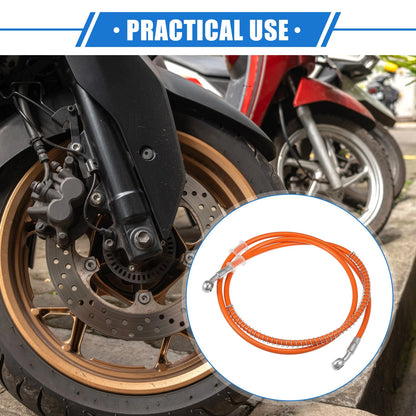 Brake Hose Line 150cm 59.06" 10mm Hydraulic Pipeline for Motorcycle