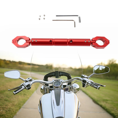 1 Set Universal Balance Bar for Motorcycle Handlebar Aluminum Alloy Red