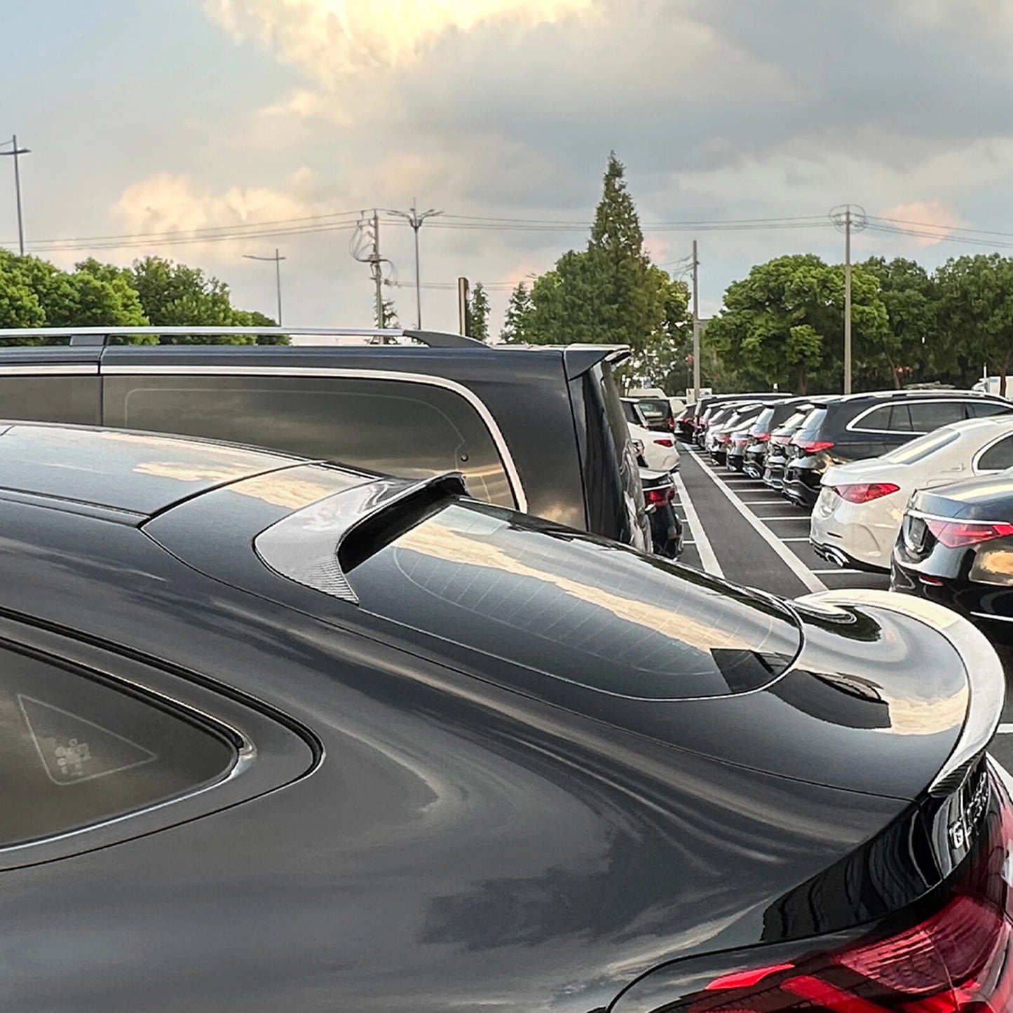 Rear Boot Spoiler for Mercedes Benz GLC Coupe AMG (2023-2025)