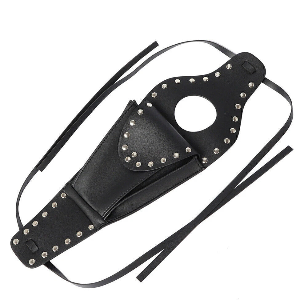 Black Fuel Gas Tank Cover & Dash Console Pouch Bag for Harley Sportster 883