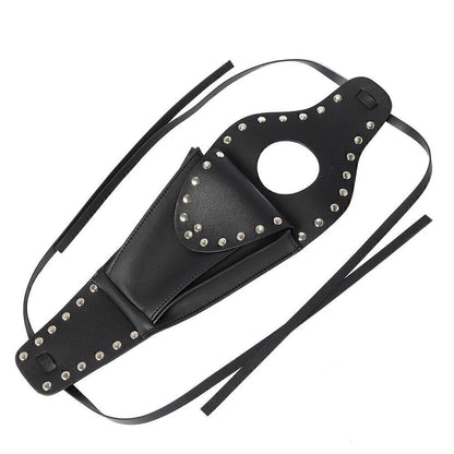 Black Fuel Gas Tank Cover & Dash Console Pouch Bag for Harley Sportster 883