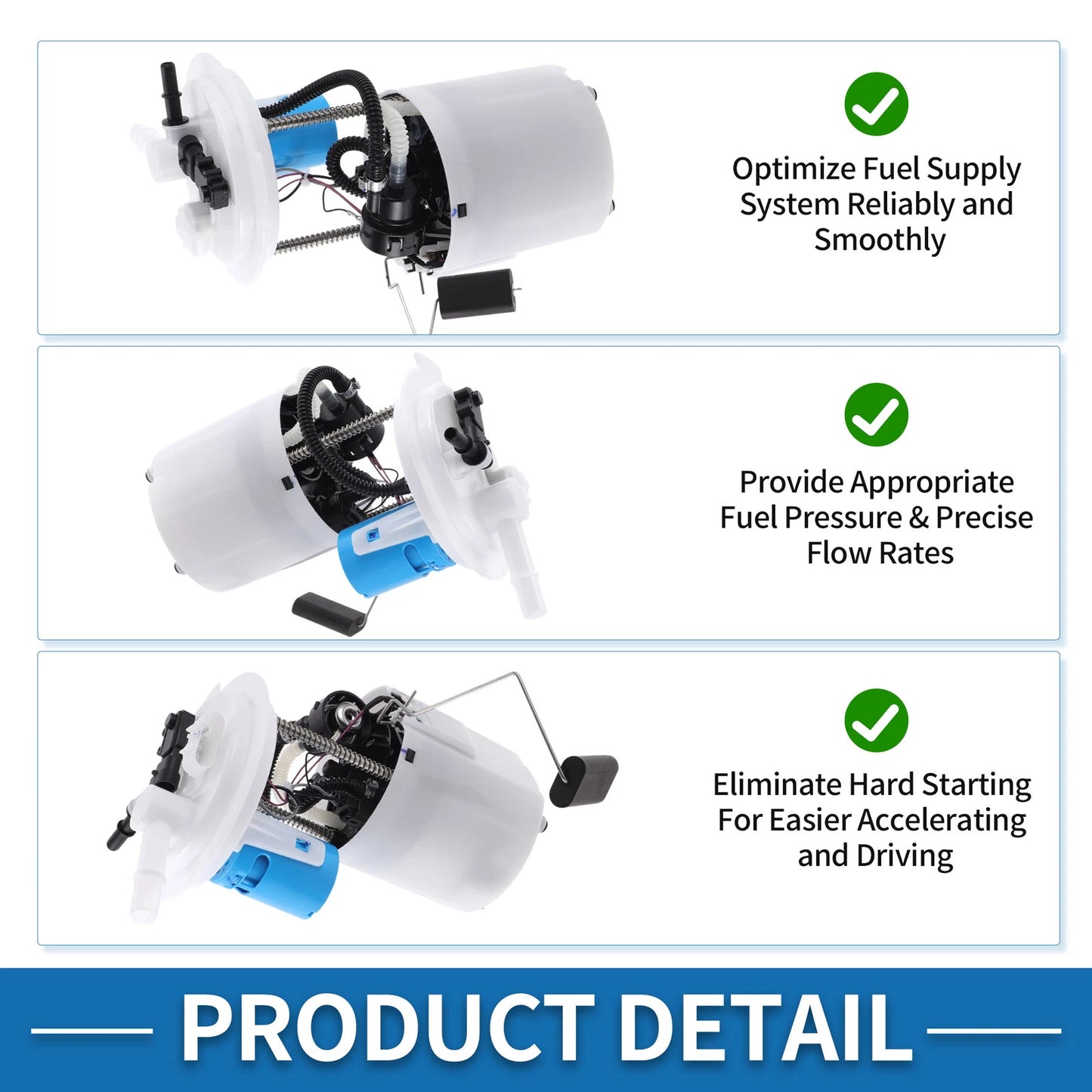 Electric Fuel Pump Assembly for Buick Enclave and GMC Acadia