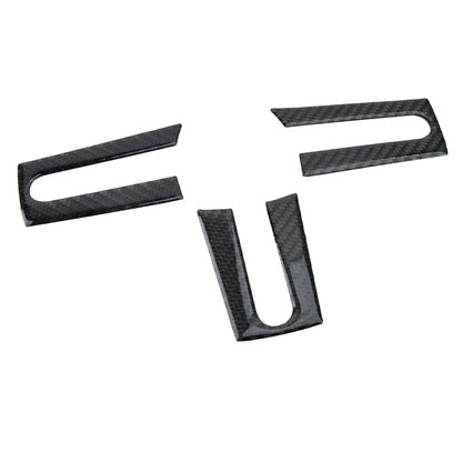 3 x Carbon Fiber Steering Wheel Cover for Ford Mustang (2005-2009)