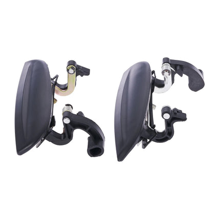 4pc Outer Door Handle Set Black for Kia Rio (2002-2005)